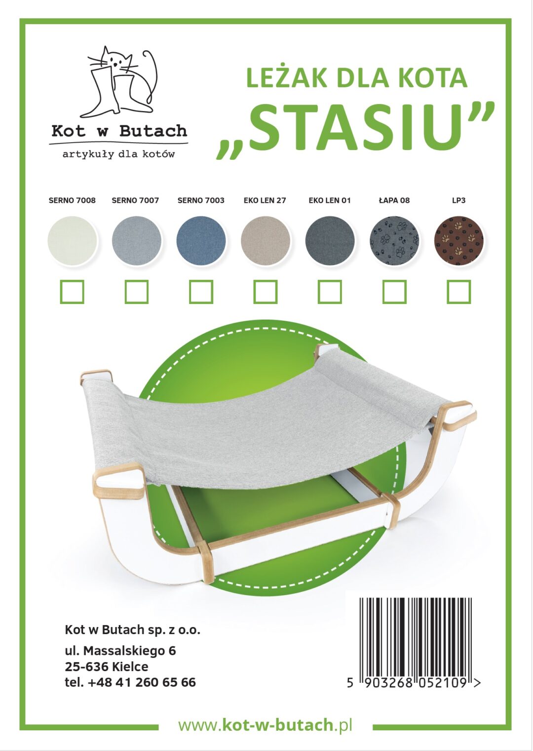 Leżak dla kota "Stasiu" - obrazek 3