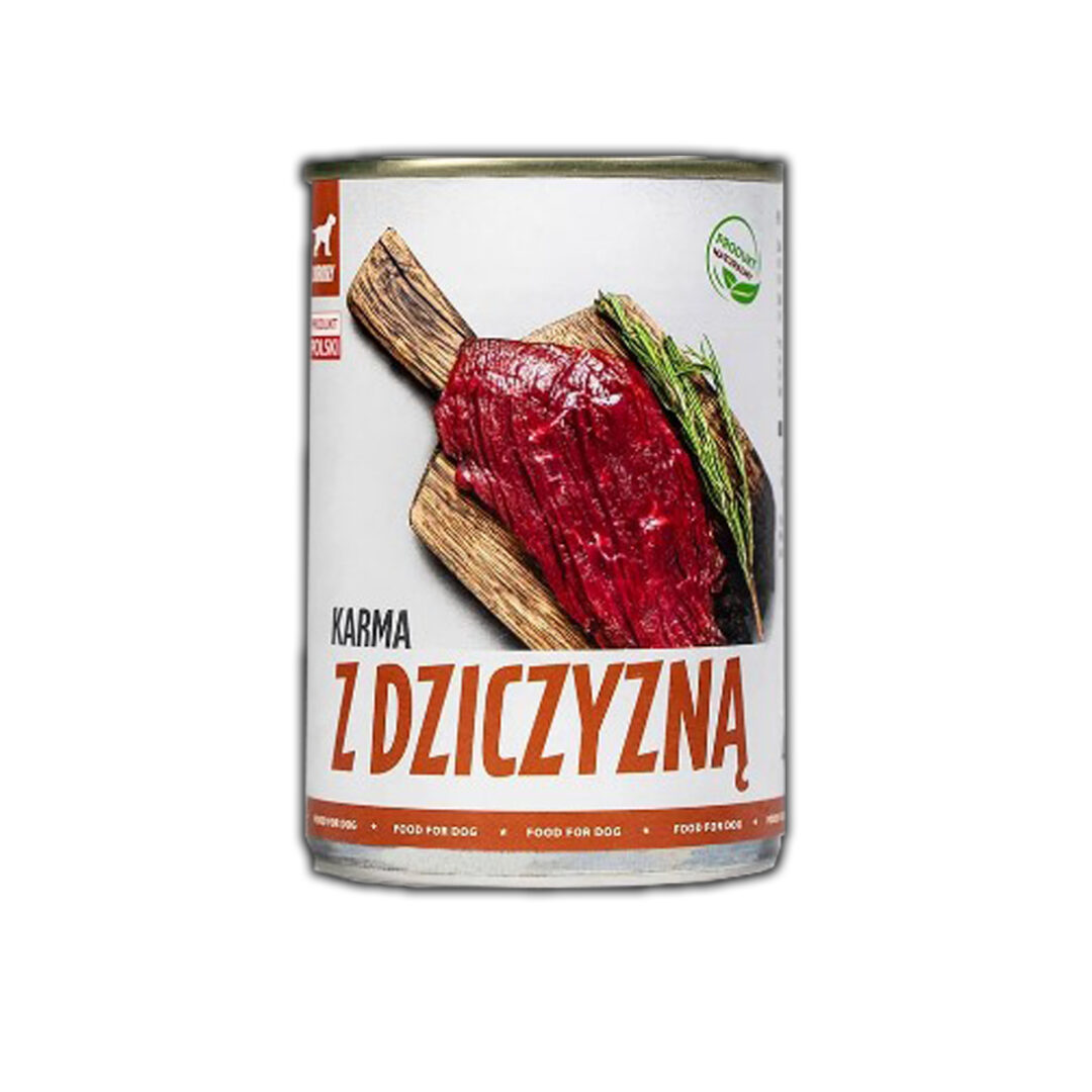 TUF TUF Mokra karma dla psa z dziczyzną 800g x 12szt. - obrazek 3