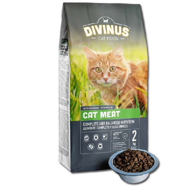 Divinus Cat Meat dla kotów dorosłych 2kg - obrazek 2