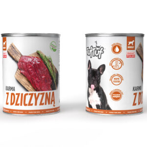 TUF TUF Mokra karma dla psa z dziczyzną 400g