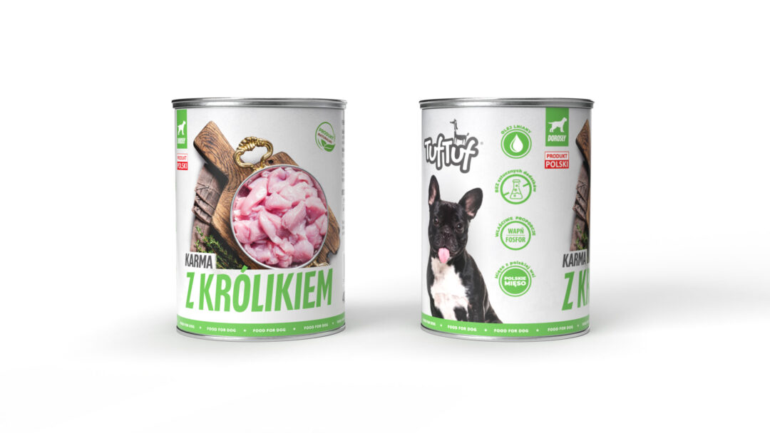 TUF TUF [Zestaw] Mokra karma dla psa z królikiem 400g x 12szt. - obrazek 3