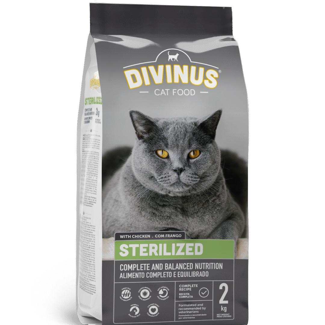Divinus Cat Sterilized dla kotów sterylizowanych 2kg