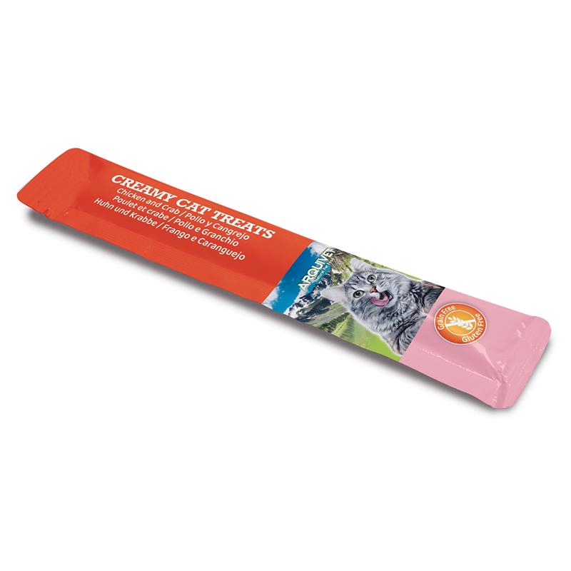 [Zestaw] ARQUIVET Kremowa przekąska z kurczakiem i krabem 12 x 5X14 g - obrazek 3