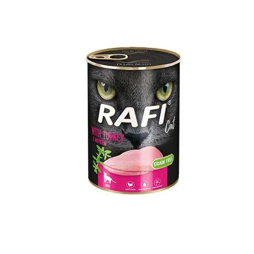 Rafi Cat karma bezzbożowa z indykiem 400 g