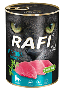 Rafi Cat dla kotów sterylizowanych karma bezzbożowa z tuńczykiem 400 g