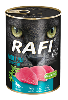 Rafi Cat dla kotów sterylizowanych karma bezzbożowa z tuńczykiem 12 x 400 g - obrazek 2