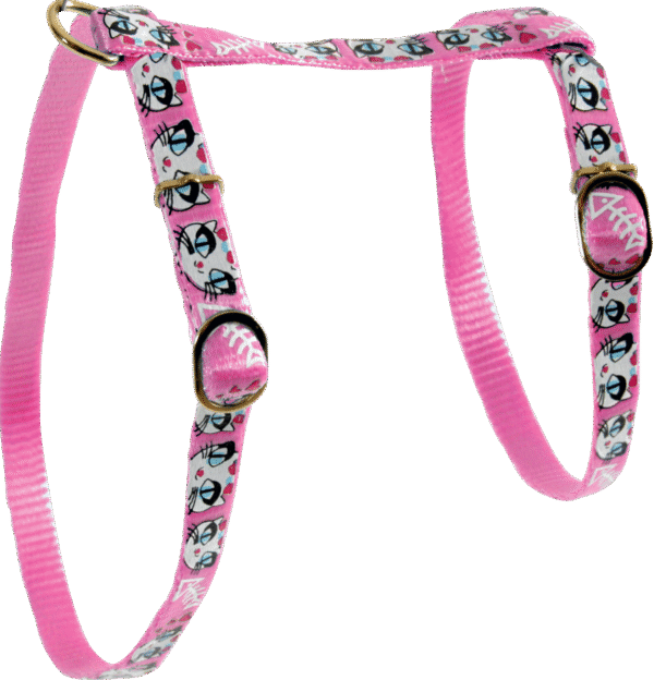 Zolux Szelki nylonowe dla kota Ladycat 10 mm kolor różowy