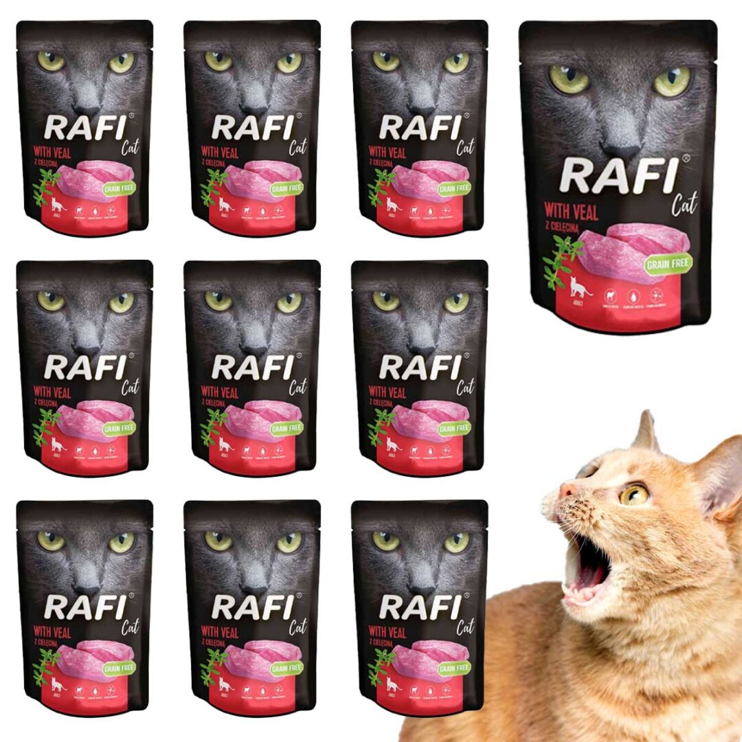 Rafi Cat saszetka cielęcina 10 x 100 g - obrazek 3
