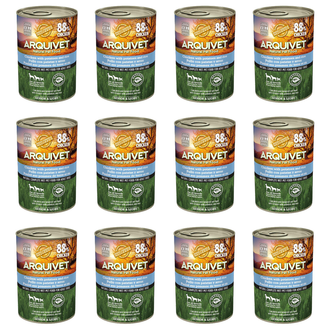 ARQUIVET Mokra karma dla psów SENIOR & LIGHT 12x400g